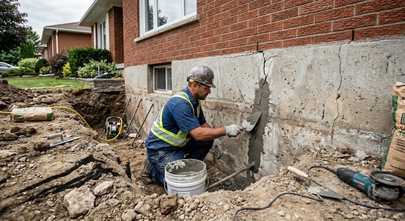 Basement Foundation Repair in Hull, MA