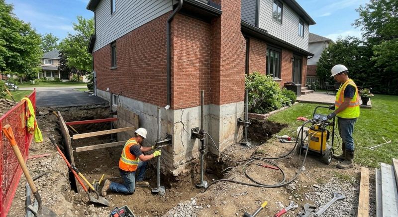Basement Underpinning in Needham, MA