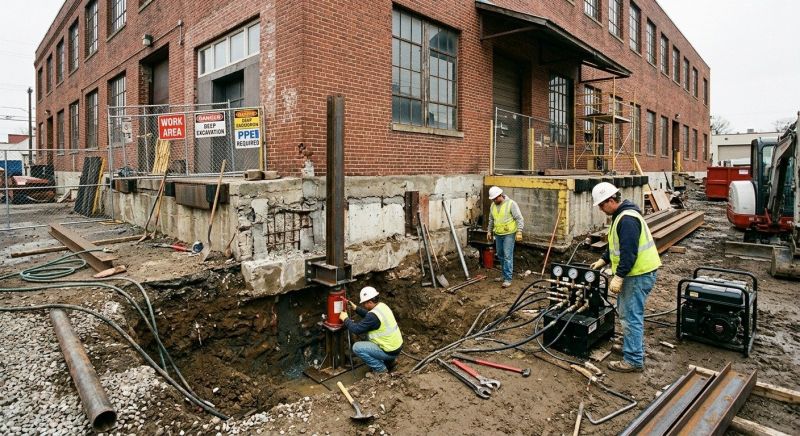 Building Foundation Repair in Arlington, MA