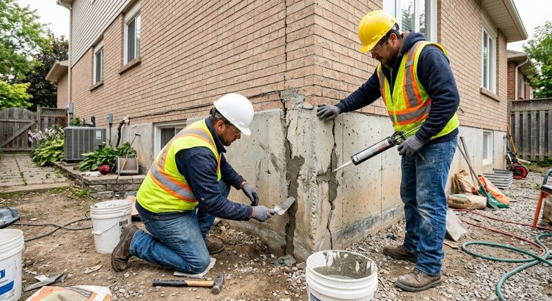 Building Foundation Repair in Concord, MA