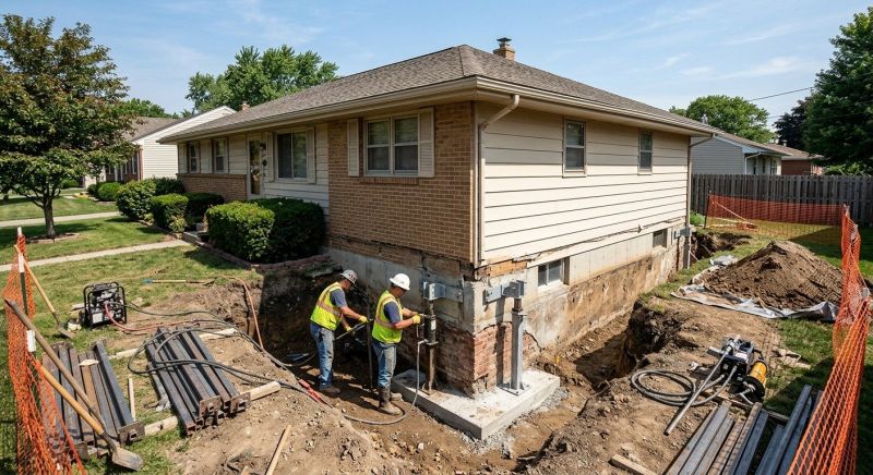 Building Foundation Repair in North Easton, MA
