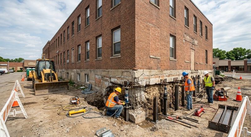 Commercial Foundation Repair in Needham, MA