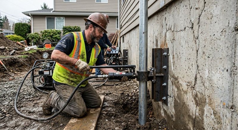 Concrete Foundation Leveling in Norwood, MA