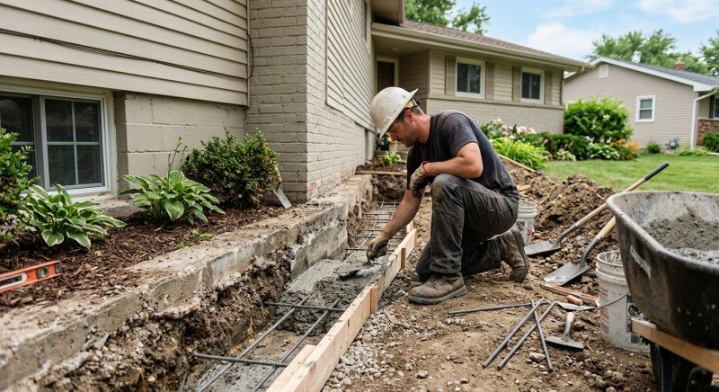 Concrete Foundation Repair in Hyde Park, MA