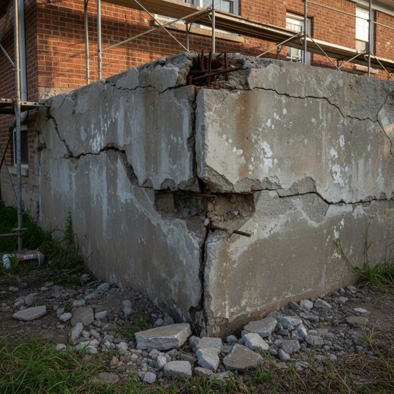 Cracked Foundation Repair in Hopkinton, MA