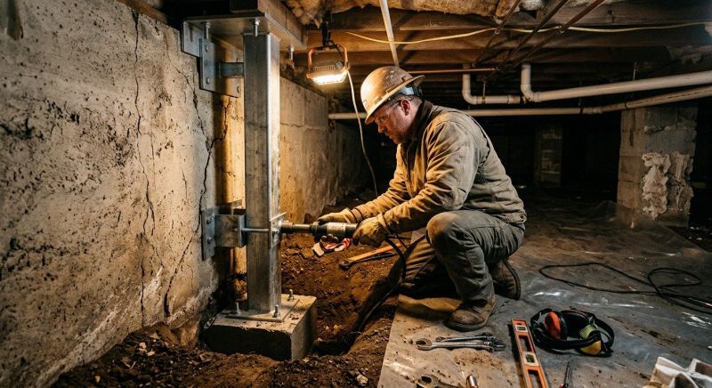 Crawlspace Foundation Repair in Brighton, MA