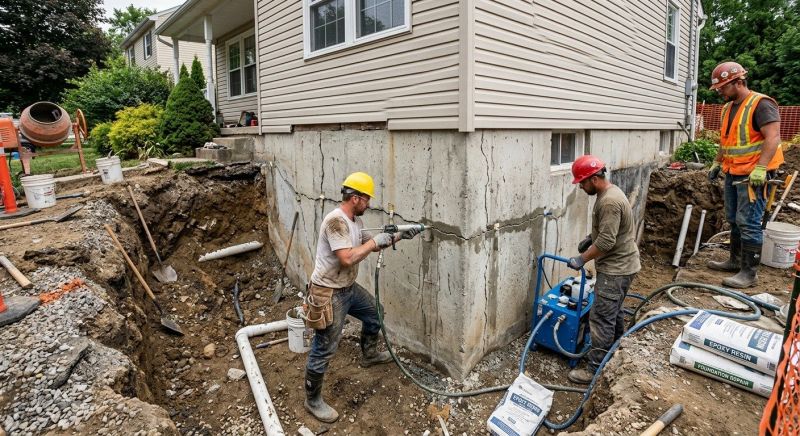 Foundation Damage Repair in Brighton, MA