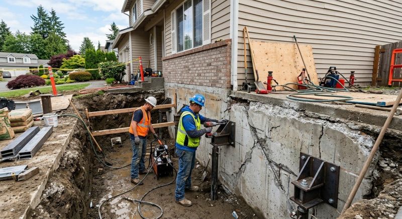 Foundation Damage Repair in Hanson, MA