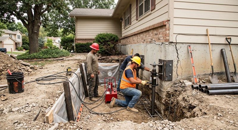 Foundation Damage Repair in Newton Center, MA