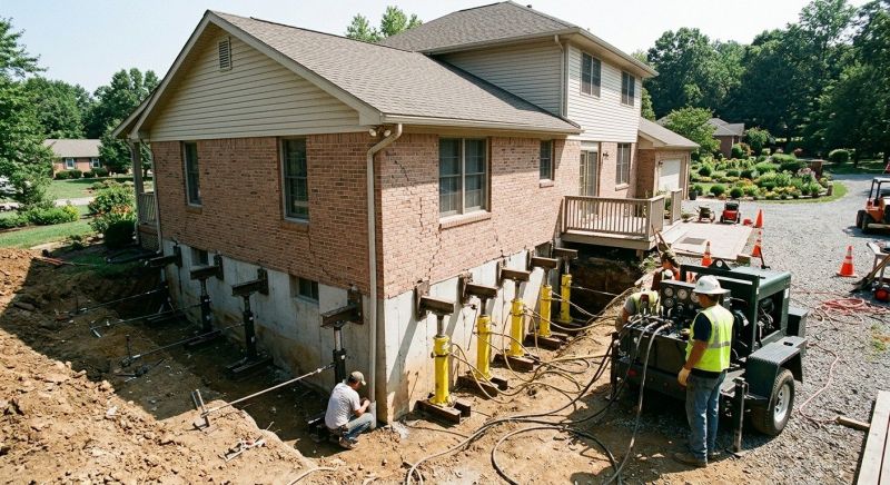 Foundation Jacking in Reading, MA