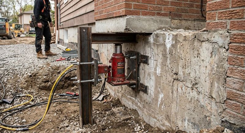 Foundation Jacking in Southborough, MA