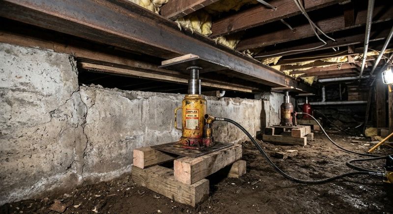 Foundation Jacking in Weymouth, MA