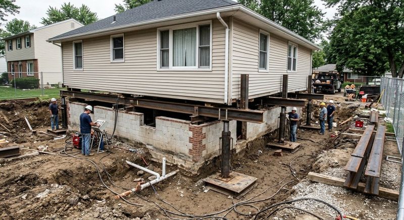 Foundation Lifting in Bellingham, MA
