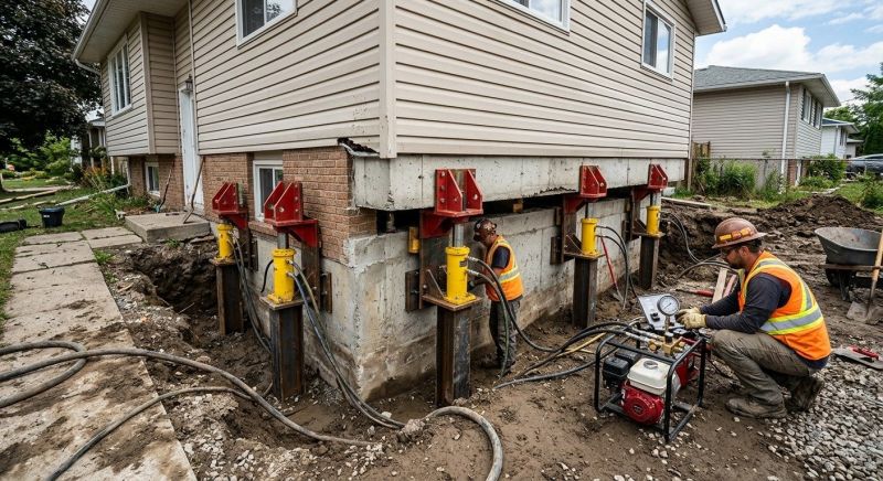 Foundation Lifting in Brockton, MA
