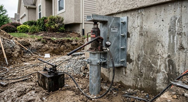 Foundation Pier Leveling in Needham, MA
