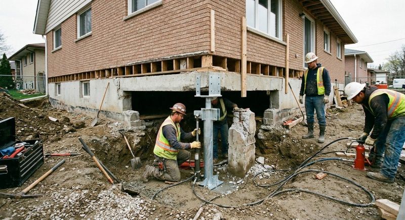 Foundation Pier Repair in Needham, MA