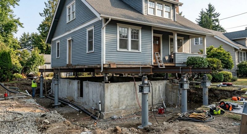 Foundation Raising in Dedham, MA