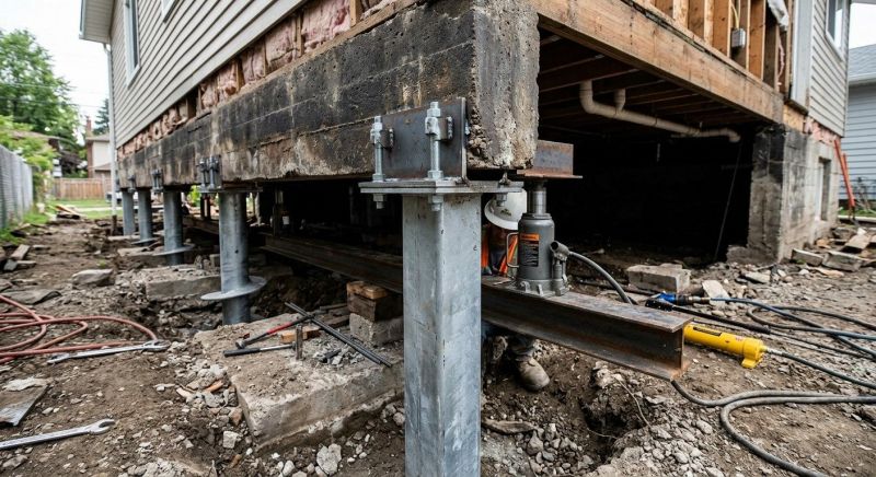 Foundation Raising in East Walpole, MA