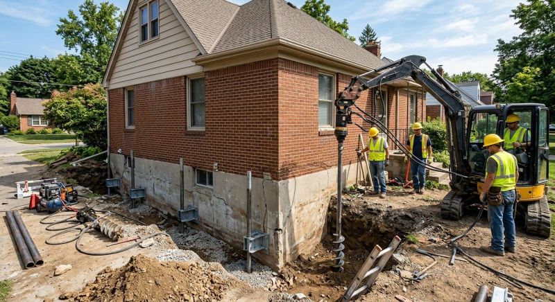Foundation Stabilizing in Hingham, MA