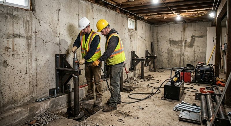 Foundation Stabilizing in Hull, MA