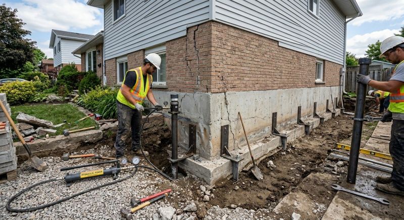 Foundation Stabilizing in Norwood, MA