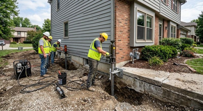 Foundation Stabilizing in Norwood, MA