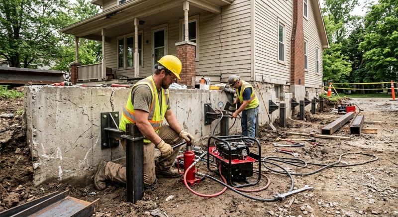 Foundation Stabilizing in South Easton, MA