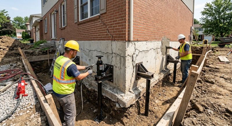 Foundation Structural Repair in West Roxbury, MA