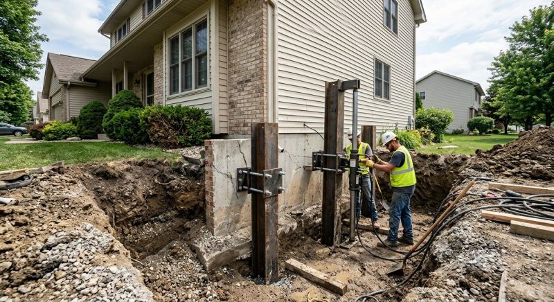 Foundation Underpinning in Needham, MA