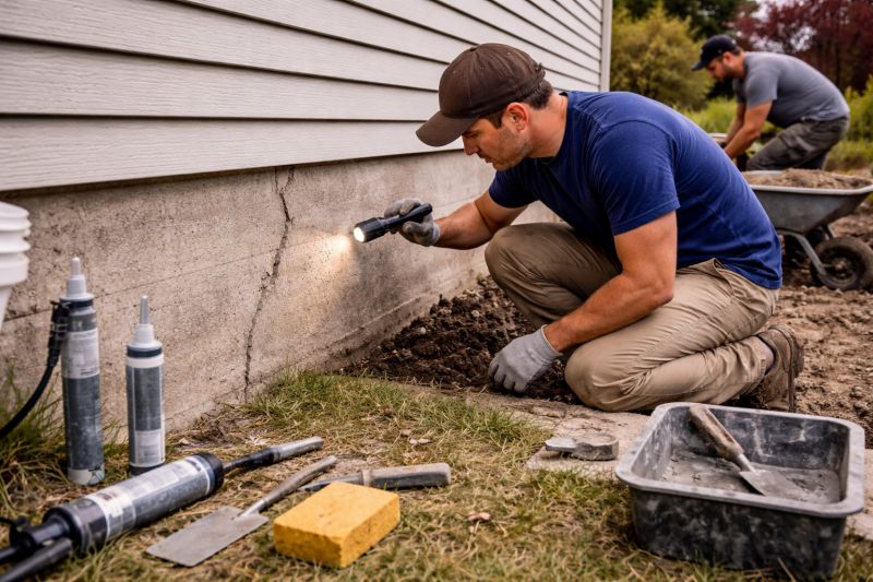 Home Foundation Repair in Foxboro, MA