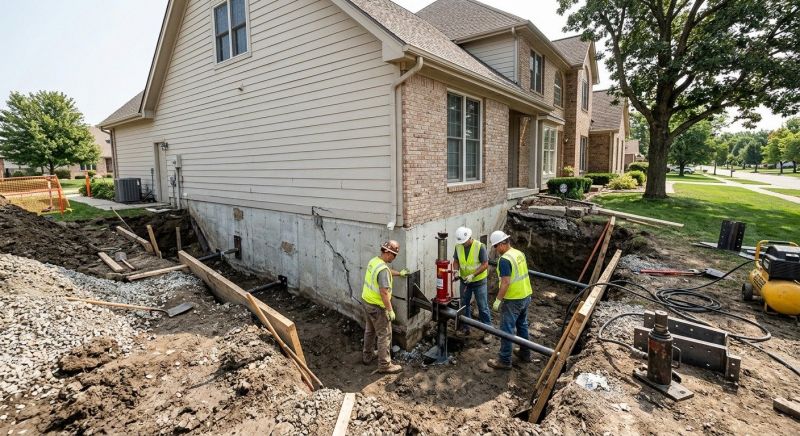 House Foundation Repair in Hull, MA