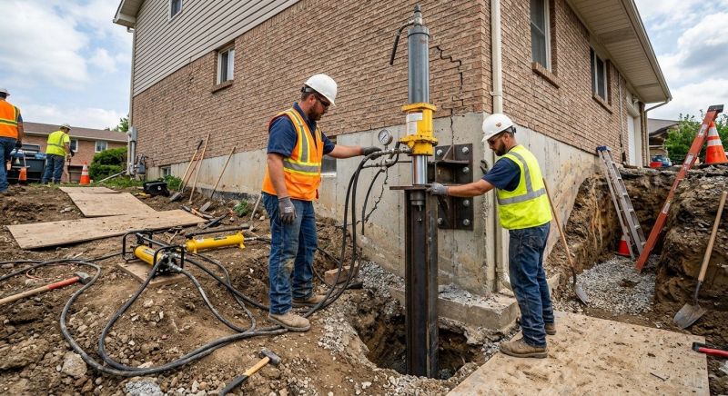 Settling Foundation Service in Canton, MA