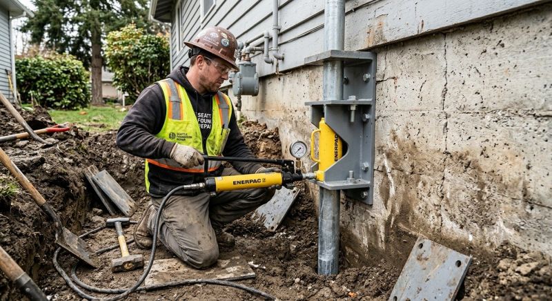 Settling Foundation Service in Holliston, MA