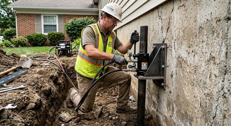 Settling Foundation Service in Lexington, MA