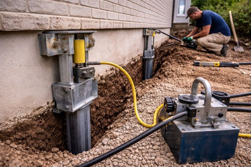 Sinking Foundation Repair in Lincoln, MA