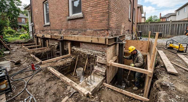 Structural Underpinning in Needham, MA
